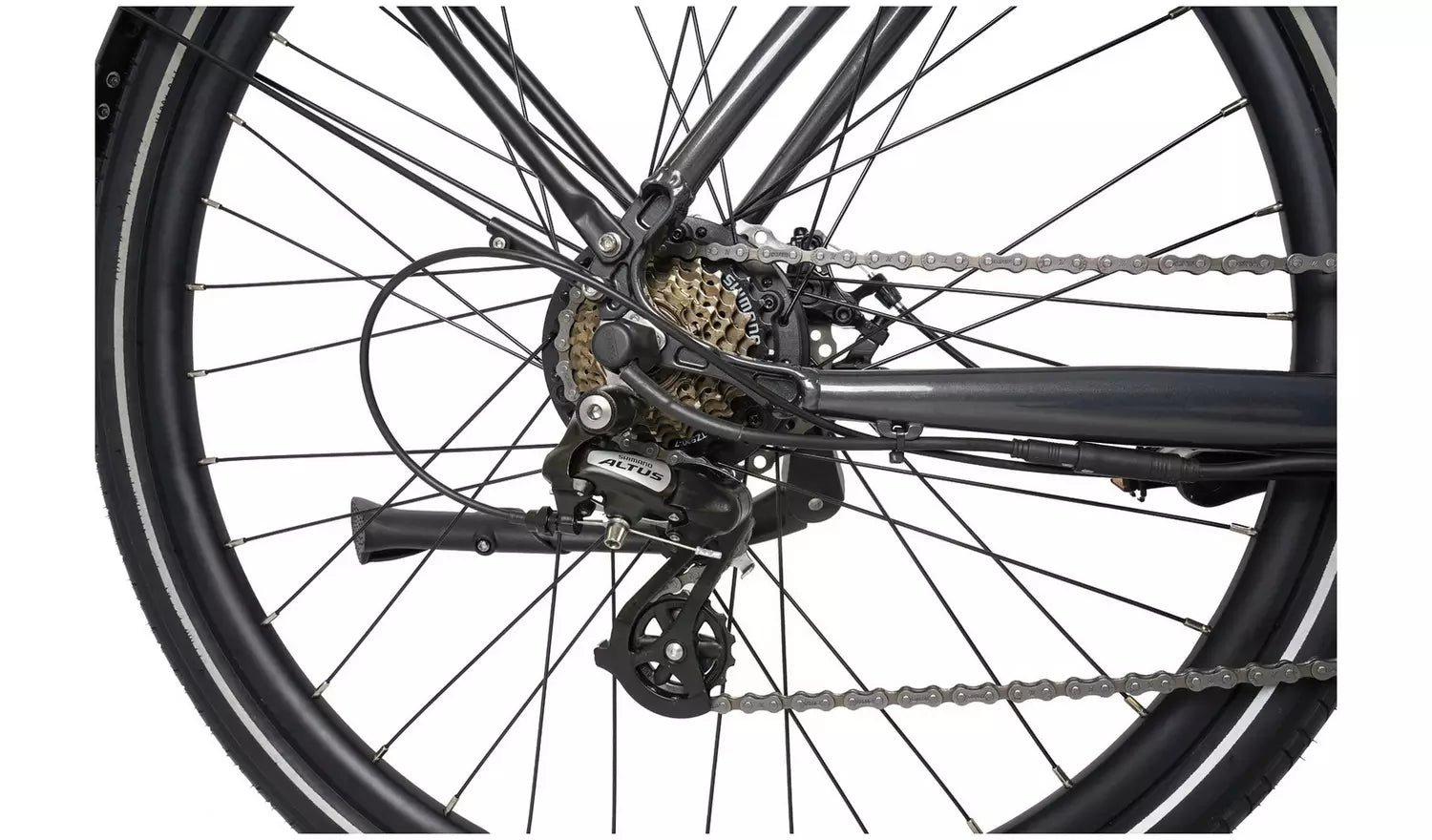Dawes Scenic Crossbar 700c Electric Hybrid Bike - Large